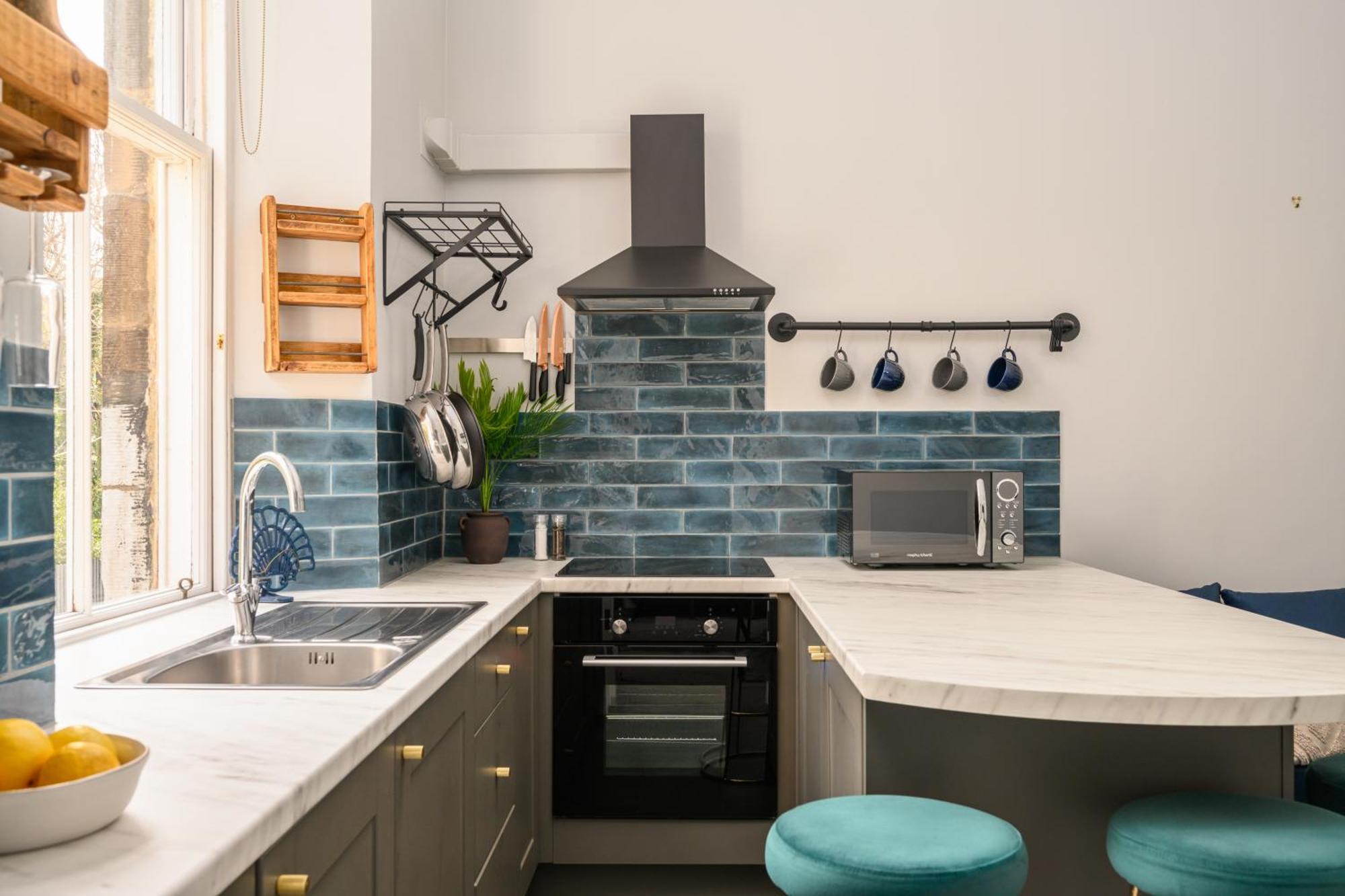 Апартаменти Vibrant Leith Flat Единбург Екстер'єр фото